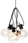 Konstsmide Weihnachtsbeleuchtung LED globe Party Lichterkette retro schwarz
