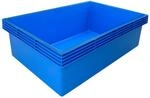 Ubbink Teichschale Fertigteich Victoria Quadro 7 K&uuml;bel rechteckig 980 l blau