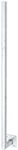 Alberts&reg; Universalpfosten 120 mm Abstand feuerverzinkt zum Aufschrrauben L...