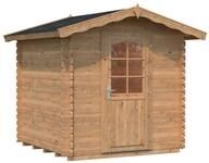 Palmako Gartenhaus Vivian 3,8 m&sup2; - 28 mm Hellbraun tauchimpr&auml;gniert