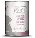 MjAMjAM &ndash; DUO 400g MjAMjAM Katze 6x400g DUO Ente und H&uuml;hnchen mit M&ouml;hrchen