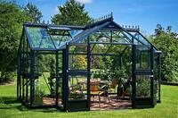 Juliana Gew&auml;chshaus Orangerie - 15,1 m&sup2;-anthrazitgrau/Schwarz-3 mm...