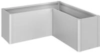 Biohort Pflanzbeet Belvedere B 152 x T 152 cm (Gr. L150) 61 cm (MIDI) silber-metallic