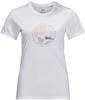 Jack Wolfskin T-Shirt "CROSSTRAIL GRAPHIC T W ", Gr. S (36), white-cloud