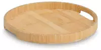 Zeller Present Tablett "Serviertablett, Bambus" pflegeleicht, einfacher Transport