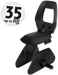 Junior Fahrradkindersitz Hinten Gep&auml;cktr&auml;ger One Junior 35kg Schwarz/Schwarz