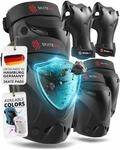 Protektoren-Set 3-er Kinder und Erwachsene Inline Skating Skateboard Schoner