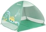 Strandmuschel UV-Schutz 50+ f&uuml;r Babys und Kinder - Gr&uuml;n