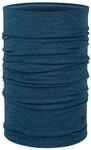 Merino-Halstuch, mittelschwer, meliert, blau