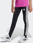 ADIDAS Leggings M&auml;dchen Baumwolle - schwarz