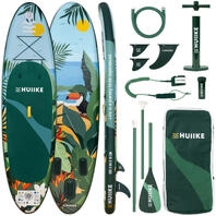 Stand Up Paddling Board Aufblasbar 10&rsquo; Inklusive Zubeh&ouml;r, bis 130 kg, Gr&uuml;n