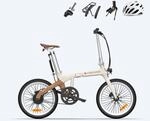 ADO Air Carbon EBIKE Elektrofahrrad,klapprad Riemenantrieb,Citybike,20 zoll