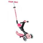 GLOBBER GO-UP DELUXE LIGHTS pastellrosa, mit Leuchtrollen