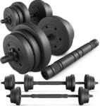 Verstellbare Hanteln Set f&uuml;r Training Trex Sport2&times;10kg mit verl&auml;ngerbarer...