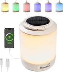 Campinglampe Nordsol - wiederaufladbare LED Lampe warmwei&szlig; - Powerbank