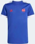 Kinder Rugby Trikot kurzarm Pre-Match - Frankreich Saison 2025/2026 blau