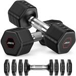 8-in-1 Hantel-Set, 5kg x 2 verstellbares Hantelset (4-fach) Kurzhantel-Paar