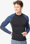 OLAIAN 8645541, OLAIAN UV-Shirt Herren langarm 500 schwarz/blau schwarz|grau|blau