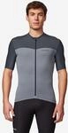 Rennrad Trikot Herren kurzarm Sommer Slimfit Endurance 2 Grau