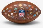 Damen/Herren American Football Ball - NFL 32 Teams offizielle Gr&ouml;sse braun