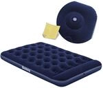 Wandern Luftmatratze Mit Integrierter Fu&szlig;pumpe - Bestway 191 X 137 X 28 Cm blau