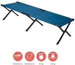 Alu Feldbett Topaz Camping Liege G&auml;ste Klapp Bett Gro&szlig; 150 kg L