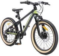 MTB 20" aluminium, Kinderrad 6 Jahre, hardtail, 7 Gang, Scheibenbremse