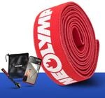 Fitnessband lang aus Stoff &ndash; Widerstandsstufe 1, Traininsb&auml;nder mit Tasche