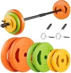 Aerobic Pump Set 20 kg &ndash; Hantelset mit Stange und 6 Gewichtsscheiben