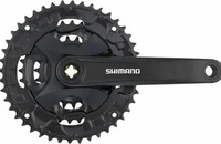 Shimano 8749331, Dreifach-Kurbelgarnitur Shimano Altus FC-MT101 3 &times; 9 G&auml;nge