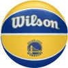 Basketball Wilson Team Tribute Warriors NBA Grösse 7 blau/gelb, EINHEITSFARBE,...