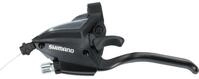 SHIMANO Schalt-/Bremshebel ST-EF500 3-fach Links Schwarz 4 Finger - f&uuml;r V-Bra...