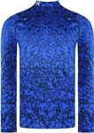 Under Armour Storm Langh&uuml;lle Blue Herren Aop Golf Mock Baselayer 1366273 400 Blau