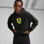 PUMA Herren Scuderia Ferrari Race Big Shield Hoodie Schwarz