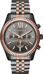 Michael Kors Lexington MK8561 Chronograph Graues Zifferblatt 44 mm...