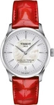 Tissot T-Classic Chemin Des Tourelles Powermatic 80 Damenuhr Rot T1392071611100 Damen