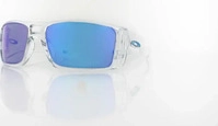 Oakley Wrap Unisex Klar Prizm Saphir Polarisiert Heliostat Blau