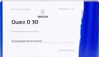 PZN-DE 01625676, Weleda 00224100, Weleda QUARZ D 30 Ampullen 8 ml, Grundpreis: &euro;