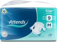 PZN-DE 02553973, ATTENDS Slip Active 9 M 112 St, Grundpreis: &euro; 0,95 / St&uuml;ck