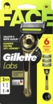 Gillette LABS Rasierer Gold mit 3 Klingen Duschh&auml;nger 8006530385176