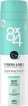 8x4 Deospray Fresh Lime 150 ml, Grundpreis: &euro; 19,93 / l