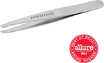 Tweezerman Slant Tweezer - Schr&auml;ge Pinzette, Silver 0038097123104