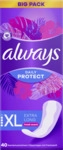 Always Daily Protect Slipeinlagen Extra Long mit Frischeduft Big Pack...