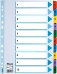 Esselte Karton-Register Mylar, Zahlen 1-10