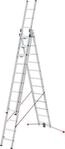 Mehrzweckleiter Hailo S120 Pro, 3-teilig, 3 x 12 Sprossen, Drehstufen-System,