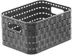 Aufbewahrungskorb Rotho COUNTRY, Volumen 2 l, Format A6, stapelbar, ohne Deckel, L