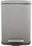MSV Spirella Treteimer Akira, 5 l, Stahl, taupe