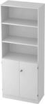 Regalschrank, B 800 x T 420 x H 2004 mm, 5 OH, 5 B&ouml;den, 2 T&uuml;ren,...