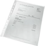 Prospekth&uuml;lle re:cycle, DIN A4, 0,1 mm stark, recycelter PP-Folie, 25 St&uuml;ck