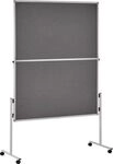 Moderationswand Legamaster ECONOMY, Filz - klappbar, grau 655933